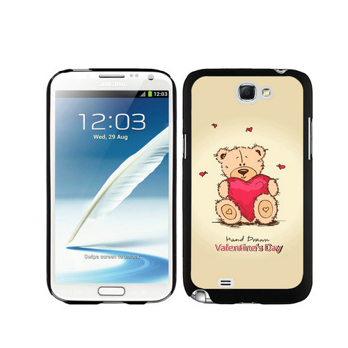 Valentine Bear Love Samsung Galaxy Note 2 Cases DQX - Click Image to Close